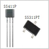 SS311PT SS411P内置上拉电阻双极霍尔效应位置传感器